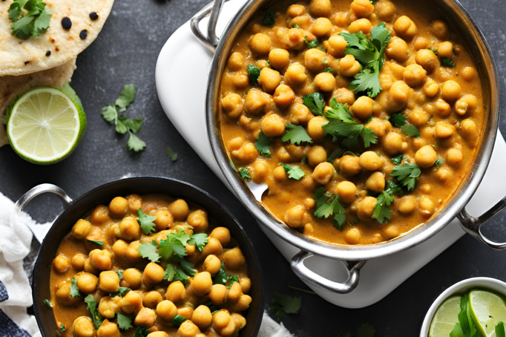 Easy Chickpea Curry with Coconut Milk